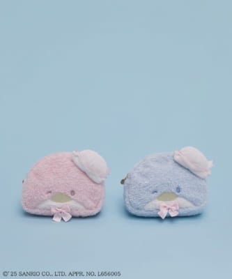 「サンリオ×Maison de FLEUR」タキシードサムコラボ商品 ラウンドポーチ