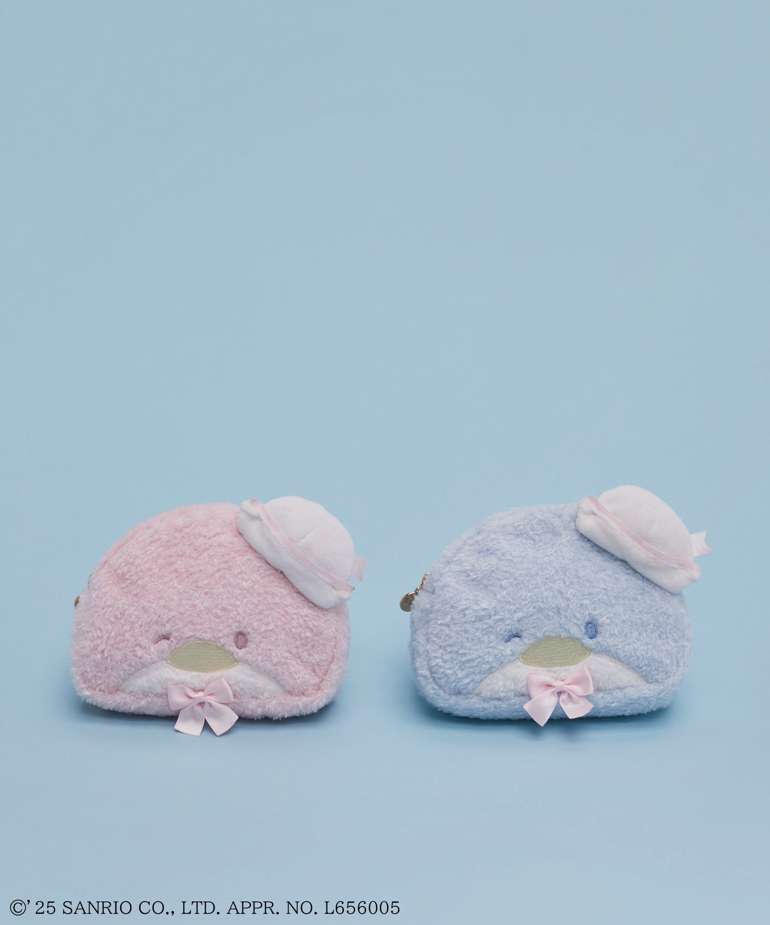 「サンリオ×Maison de FLEUR」タキシードサムコラボ商品 ラウンドポーチ