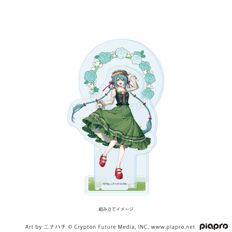 『ピアプロキャラクターズ』POP UPコーナー アクリルスタンドプレート