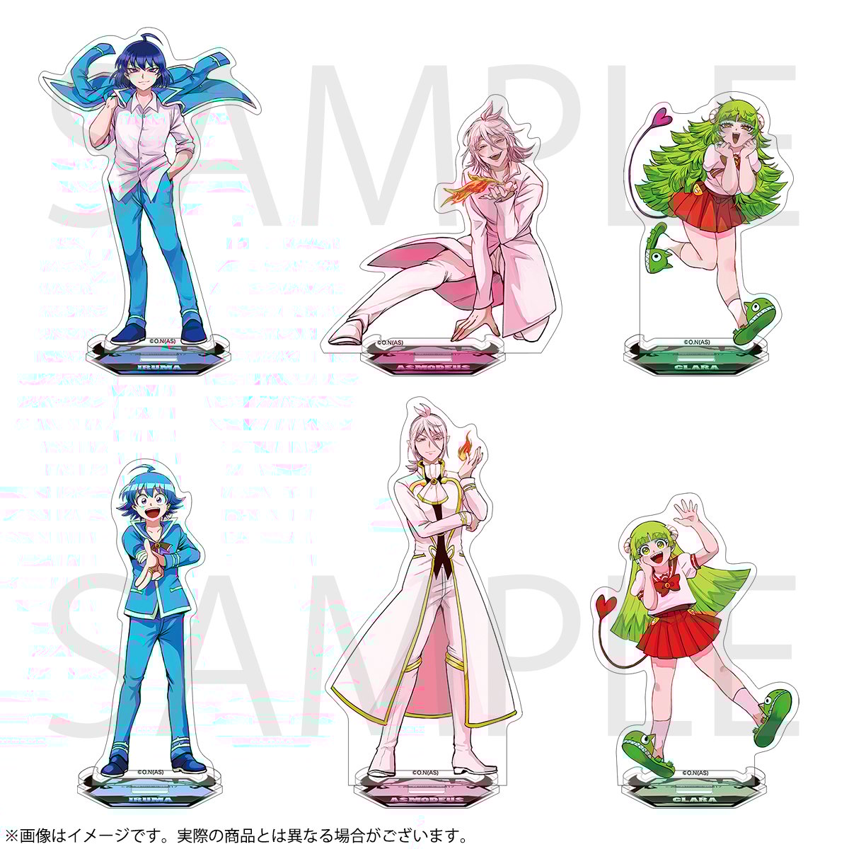 「『魔入りました！入間くん』POPUP SHOP INVITATION in Gallery D.N.A.」アクリルスタンド evil collection