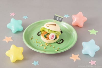 「呪術廻戦 懐玉・玉折×サンリオキャラクターズ」家入硝子 × ハンギョドン エビチリバーガー
