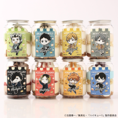 「ハイキュー!!×Cake.jp」キャラクターをイメージした「ケーキ缶」