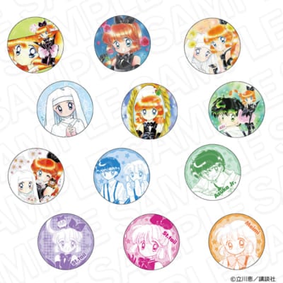 「怪盗セイント・テール Anniversary CAFE」グリッターカンバッジ（ブラインド）