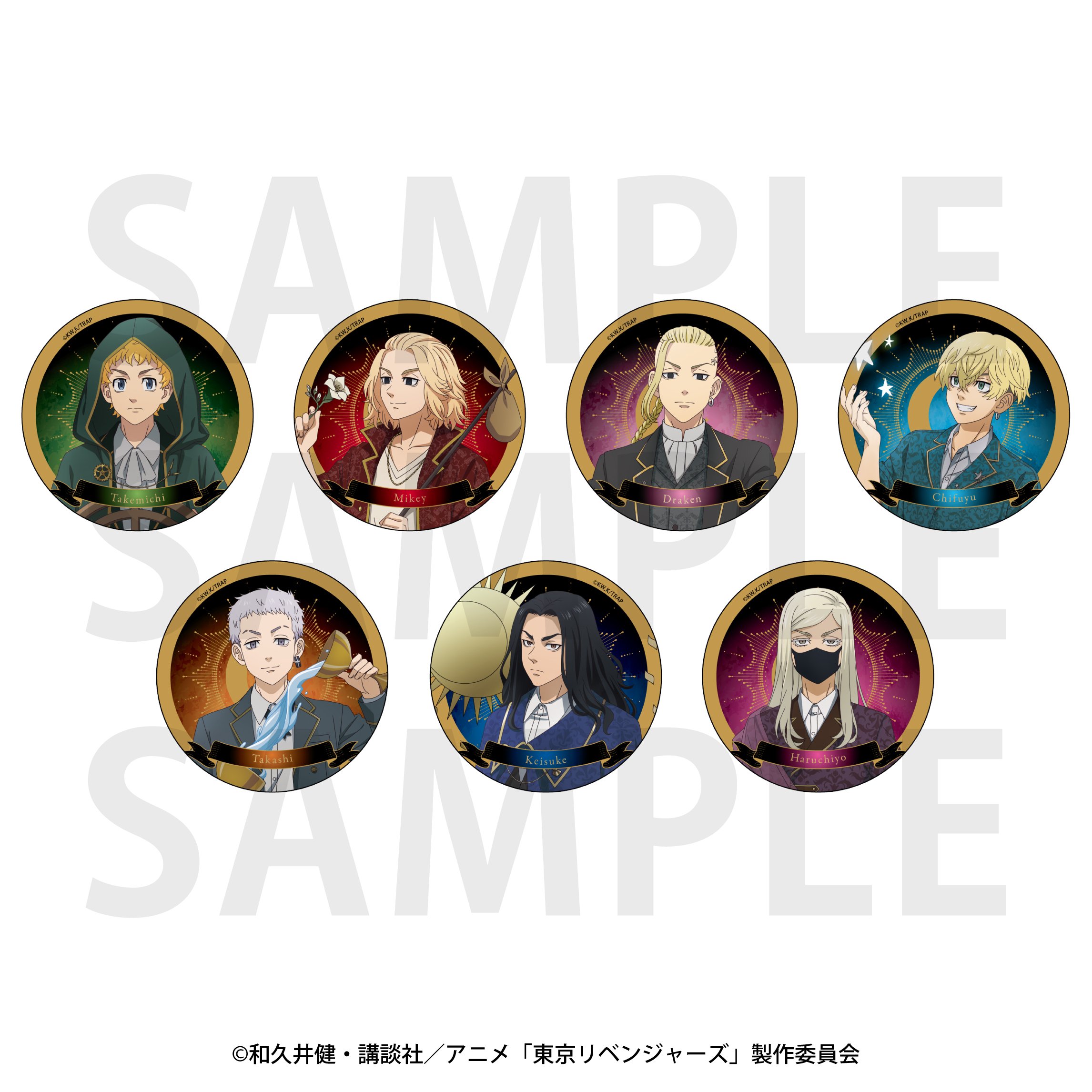 『東リべ』アルカナCollection　トレーディングメタリック缶バッジ