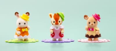 「シルバニアファミリーポップアップパーク 森の手芸屋さん」デザートトリオ