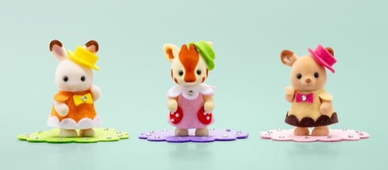「シルバニアファミリーポップアップパーク 森の手芸屋さん」デザートトリオ