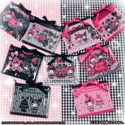 Happyくじ「My Melody ＆ Kuromi 50th＆20th Anniversaries」E賞：フラットポーチ（全9種）