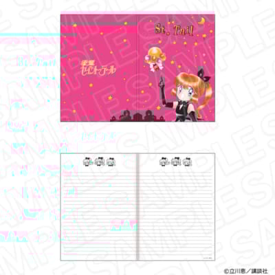 「怪盗セイント・テール Anniversary CAFE」復刻デザイン風ノート