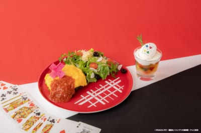 「しゅごキャラ！ ～マジカルトランプCAFE～」フード＋ミニデザートセット