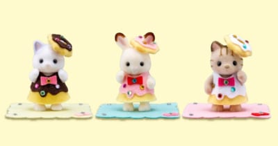 「シルバニアファミリーポップアップパーク 森の手芸屋さん」ドーナツトリオ
