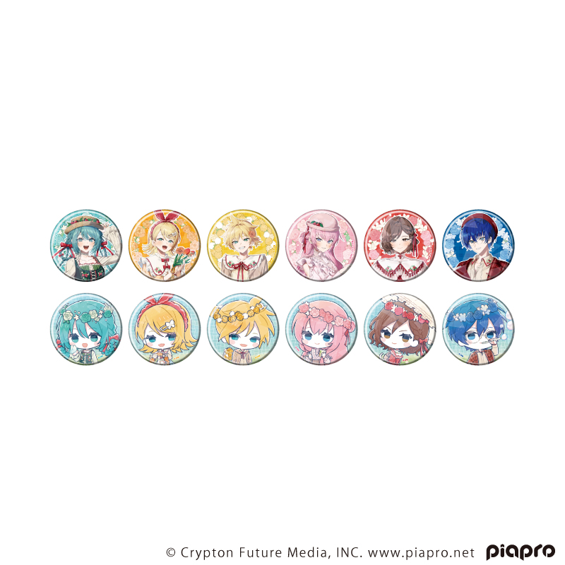 『ピアプロキャラクターズ』POP UPコーナー ホログラム缶バッジ