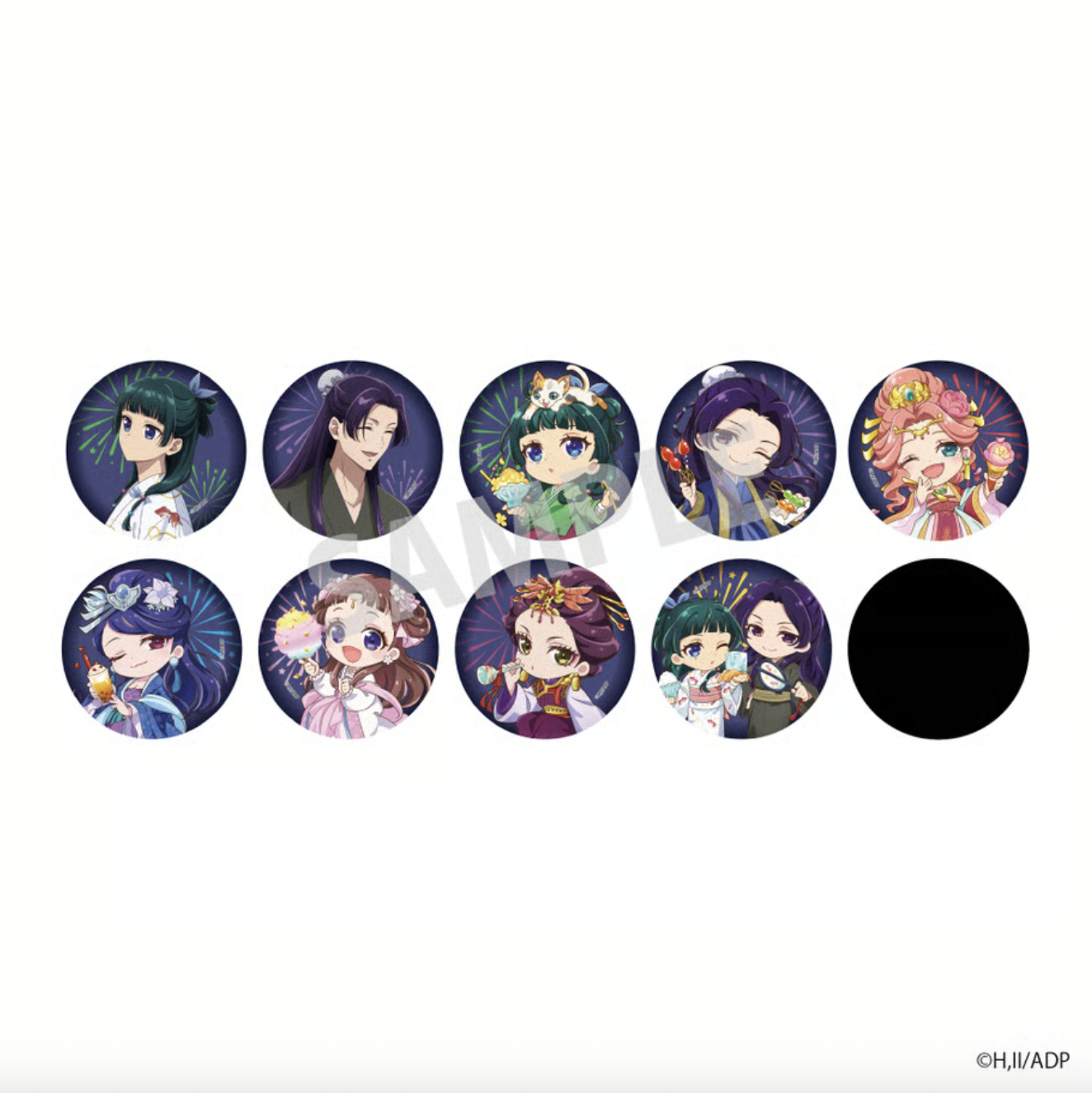「薬屋のひとりごと×NATSLIVE」缶バッジ