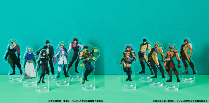 「ジョジョの奇妙な冒険 戦闘潮流×ファミリーマート」限定グッズ“あくすた～ず！”6月13日より発売！