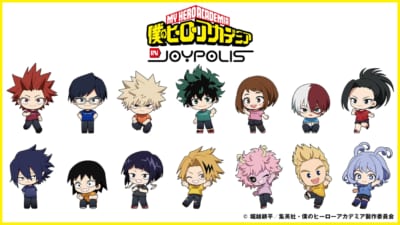 「僕のヒーローアカデミア in JOYPOLIS」オリジナルSDキャラ