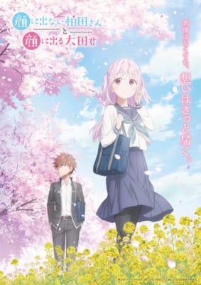 TVアニメ「顔に出ない柏田さんと顔に出る太田君」キービジュアル