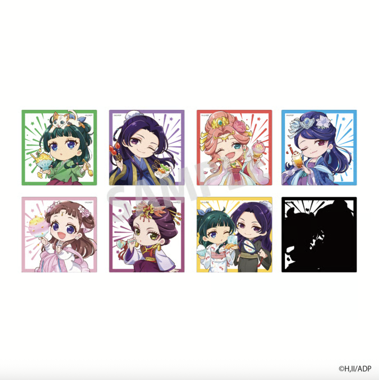 「薬屋のひとりごと×NATSLIVE」デフォルメアクリルコースター