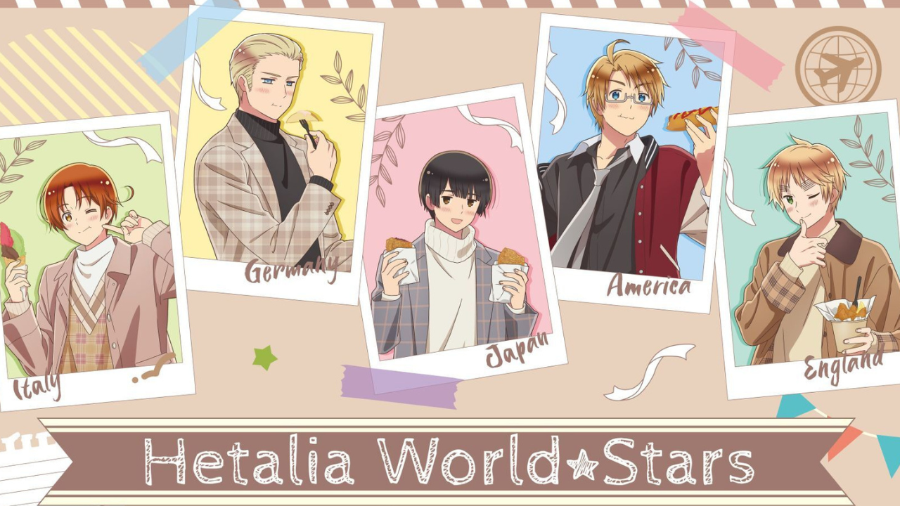 『ヘタリア』6月27日より食べ歩きがテーマのポップアップショップ開催！イタリアはジェラート、日本はたい焼きを満喫