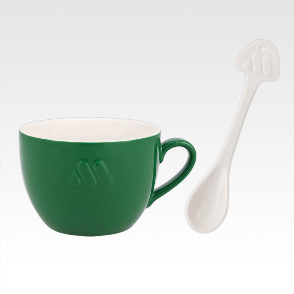 「モスバーガー×一番くじ」第2弾　C賞 マグカップ＆スプーンセット