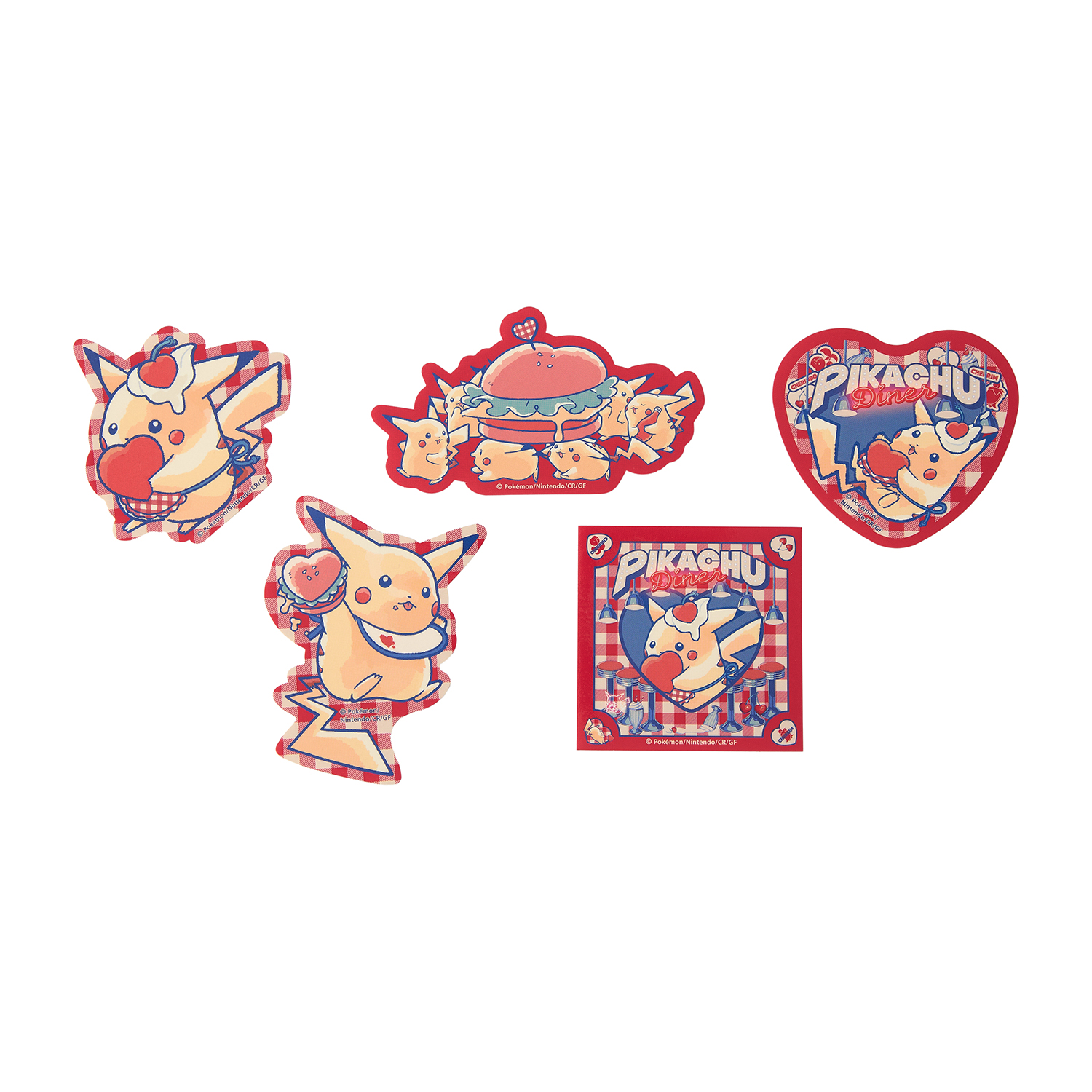 『ポケットモンスター』PIKACHU DINER ステッカーセット
