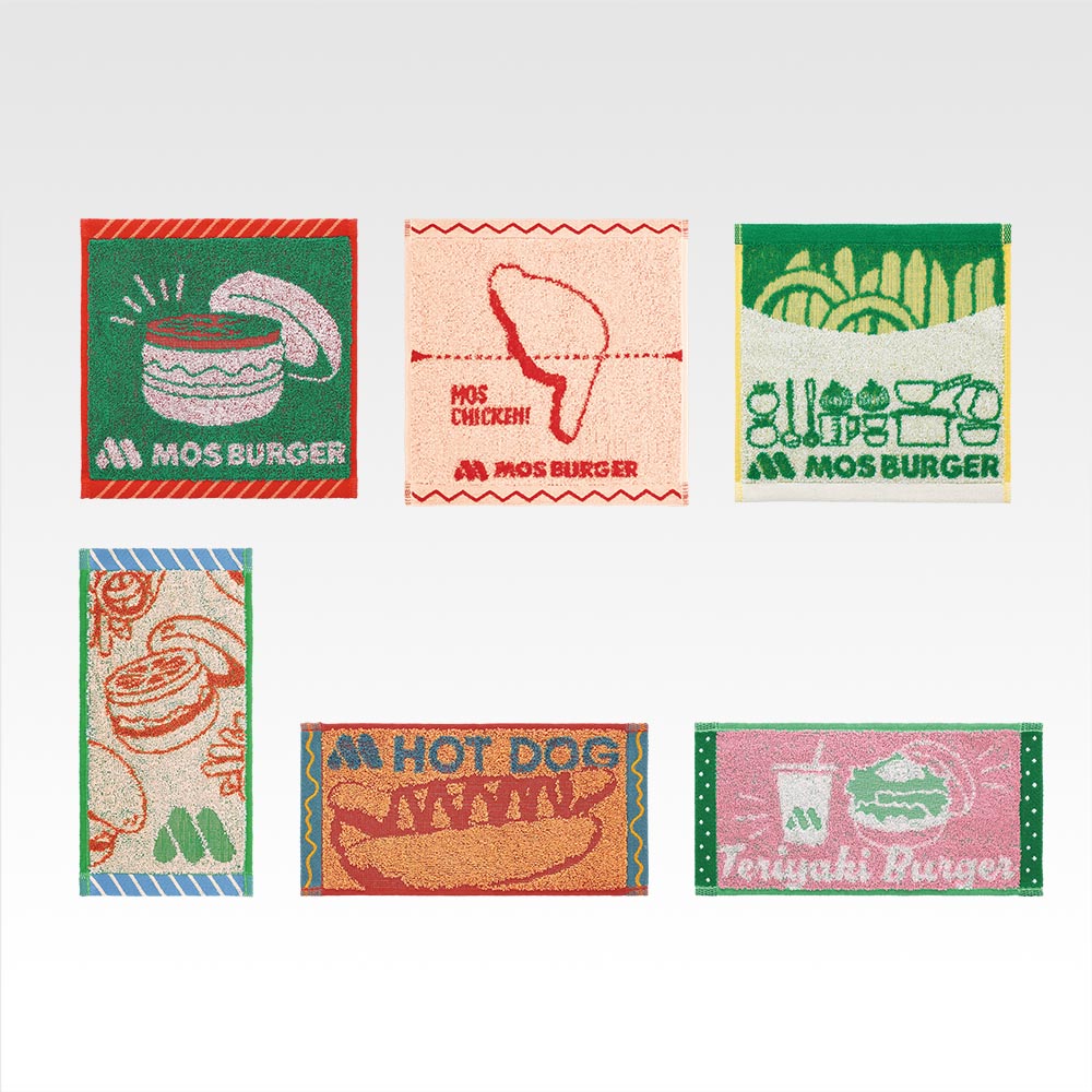 「モスバーガー×一番くじ」第2弾　F賞 タオルコレクション