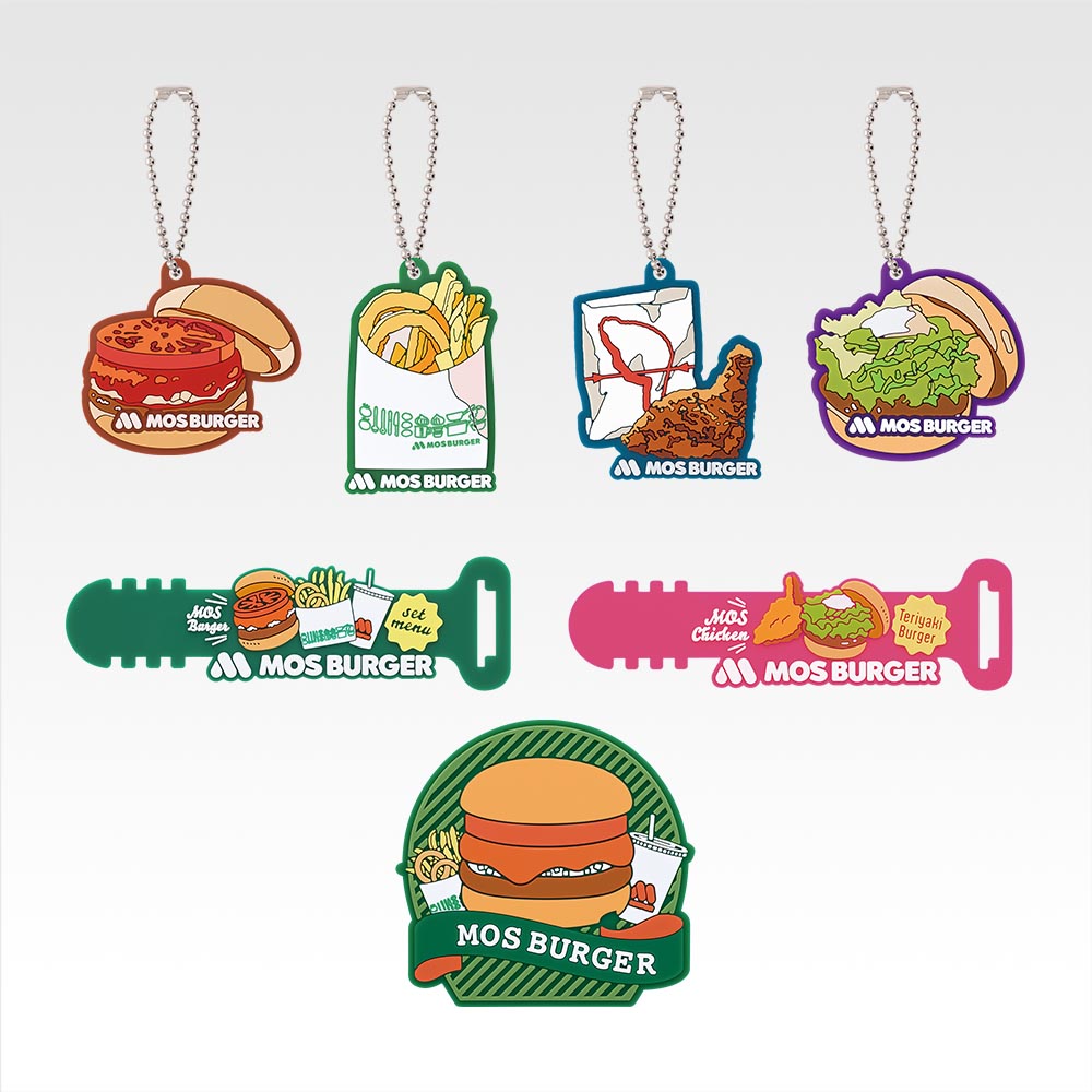 「モスバーガー×一番くじ」第2弾　G賞 ラバーコレクション