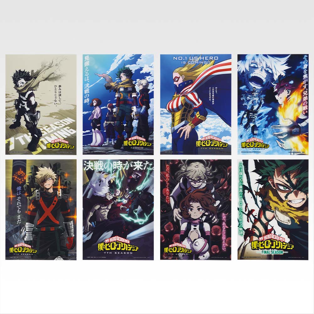 「一番くじ 僕のヒーローアカデミア -幸せの上に-」H賞 クリアポスター