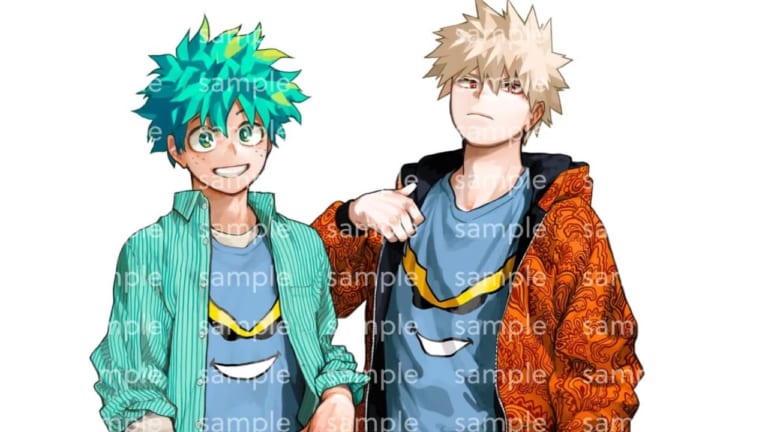 ヒロアカ×メンズノンノ」堀越耕平が描き下ろしたデク＆爆豪が