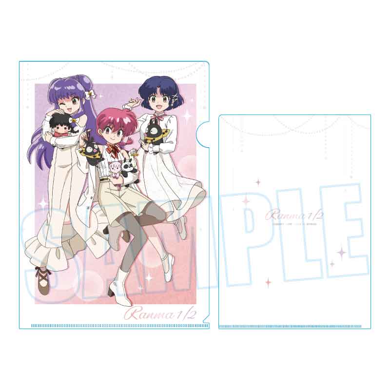 TVアニメ『らんま1/2』ぬいぐるみといっしょTSUTAYA POP UP SHOP クリアファイル
