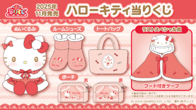 「ハローキティ当りくじ」一部ラインナップ