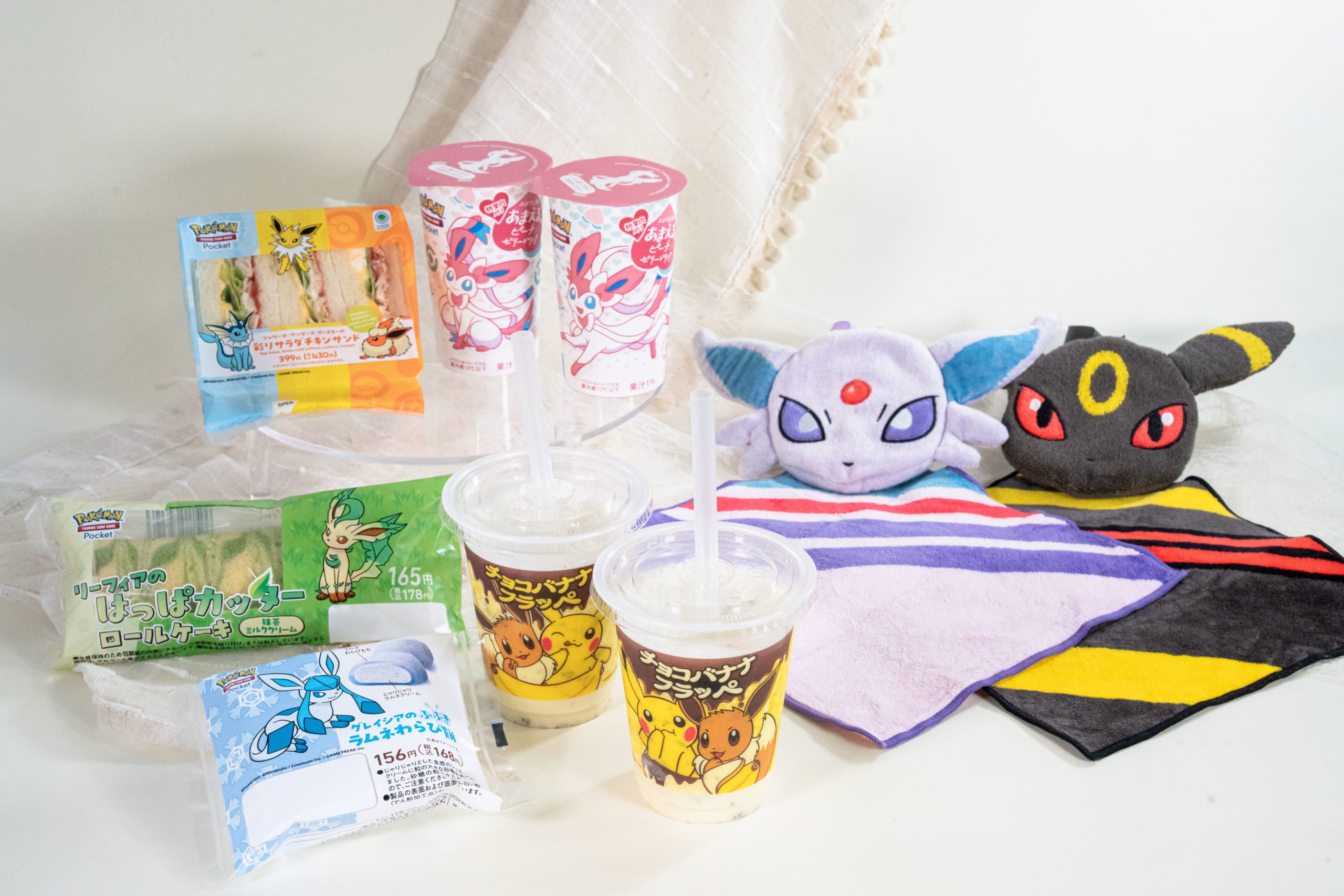 「ポケモン×ファミマ」イーブイと進化形たちの商品が登場！可愛すぎるコラボフード＆ドリンクが販売