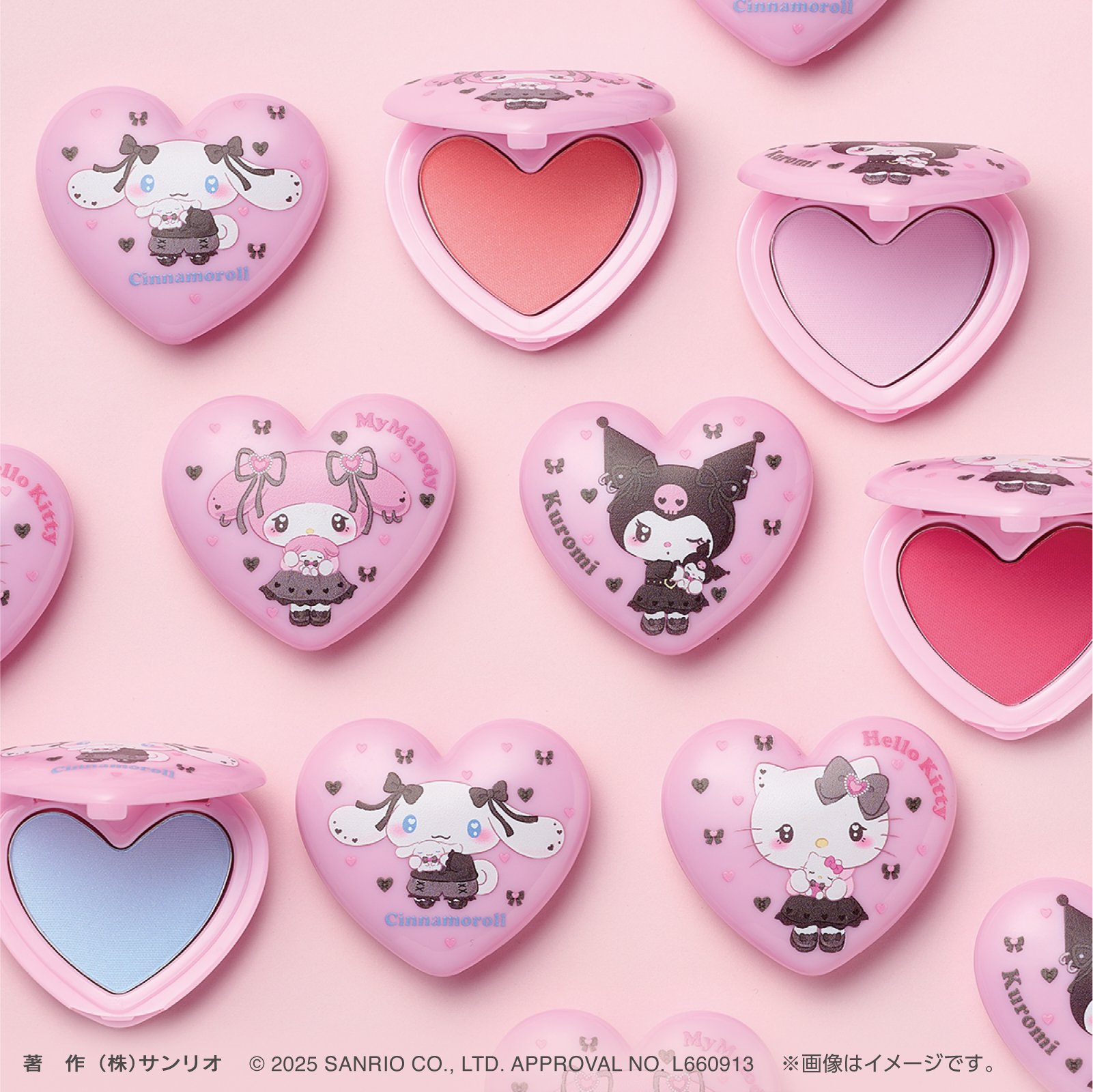「サンリオ×Pon de Couleur」コラボコスメが登場！マイメロディやクロミをイメージしたカラーのマルチパウダー全4種