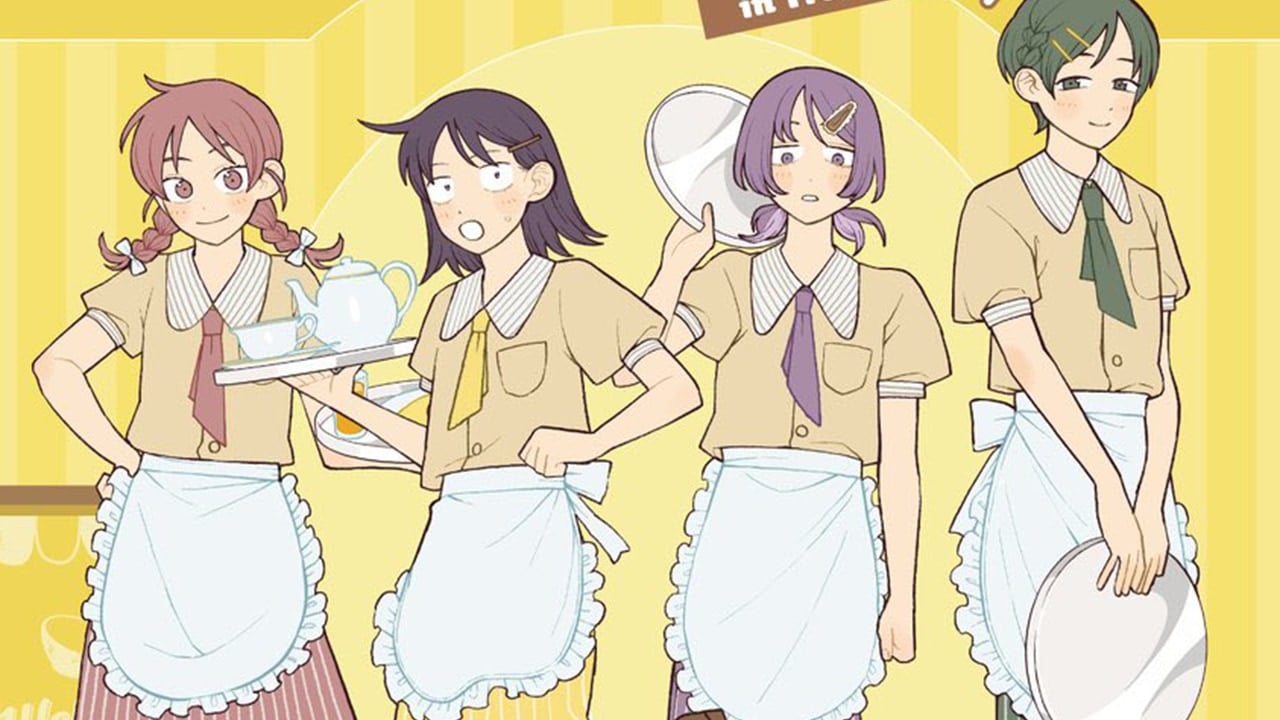 「ふつうの軽音部×ツリービレッジ」初のコラボカフェが開催決定！カフェ店員の制服を着こなした「はーとぶれいく」メンバーが登場