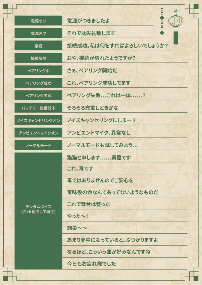 「薬屋のひとりごと×AVIOT」新録ボイス