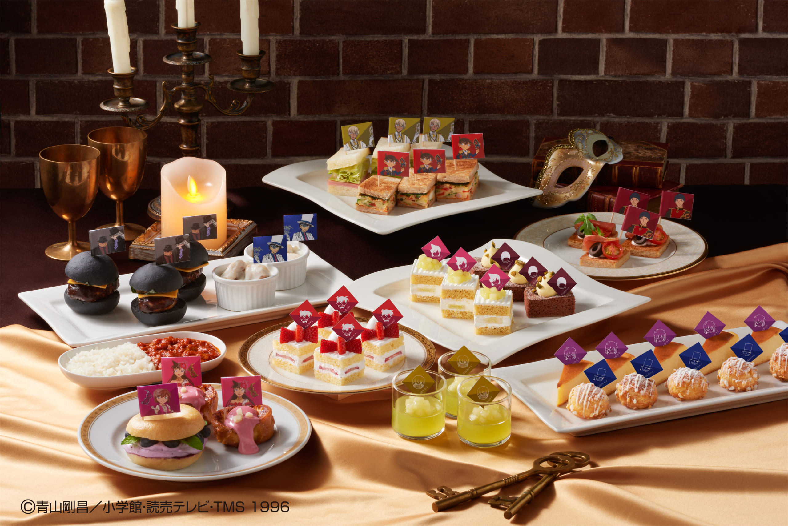 「ホテルニューオータニ×名探偵コナン SUPER SWEETS BUFFET」メニュー