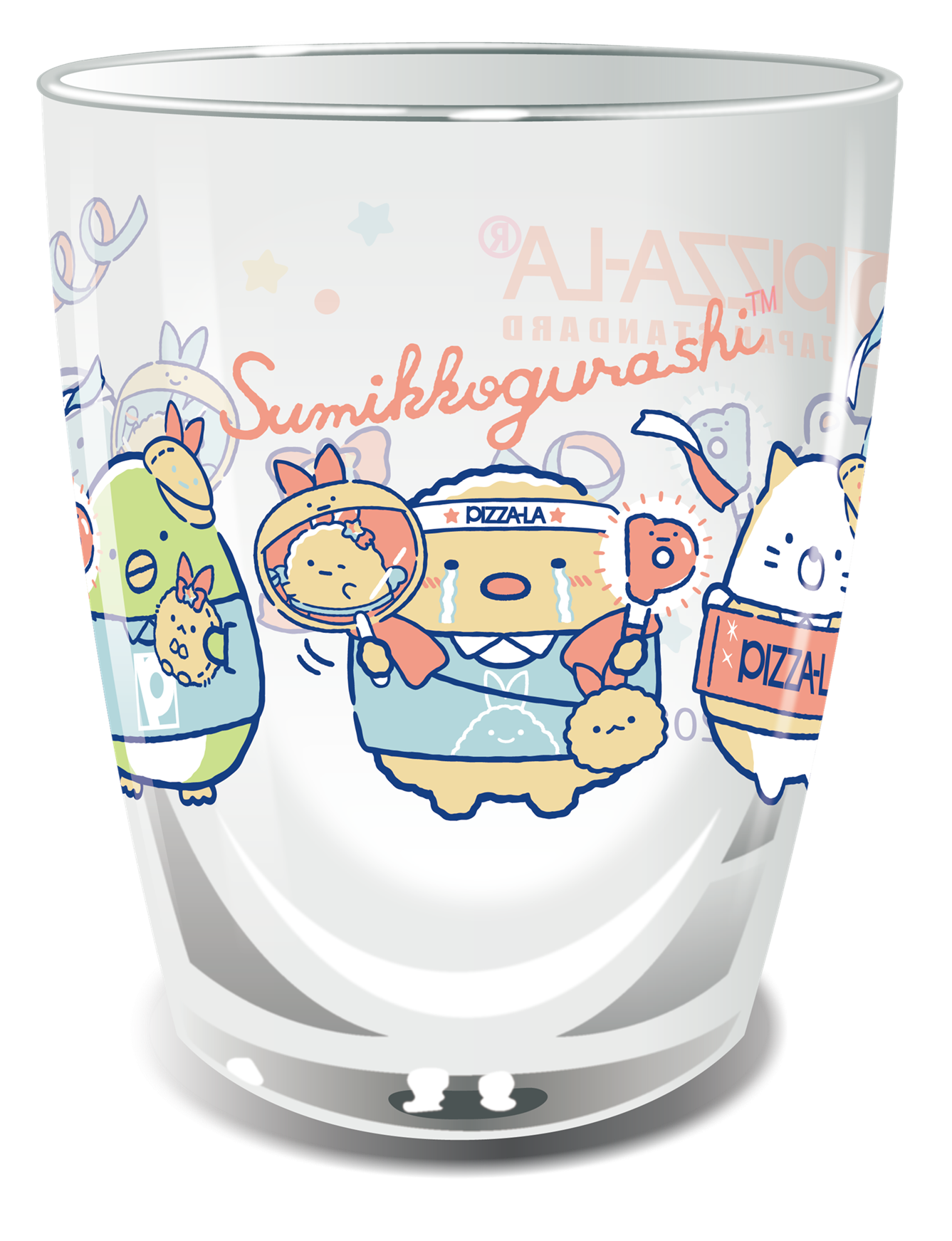 「すみっコぐらし×ピザーラ」コラボグラス
