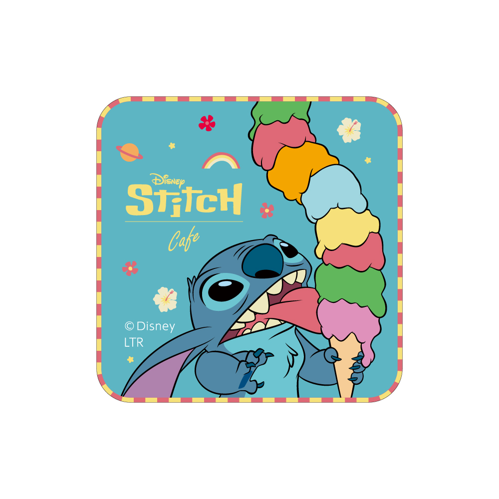 「スティッチ」OH MY CAFE ミニタオル
