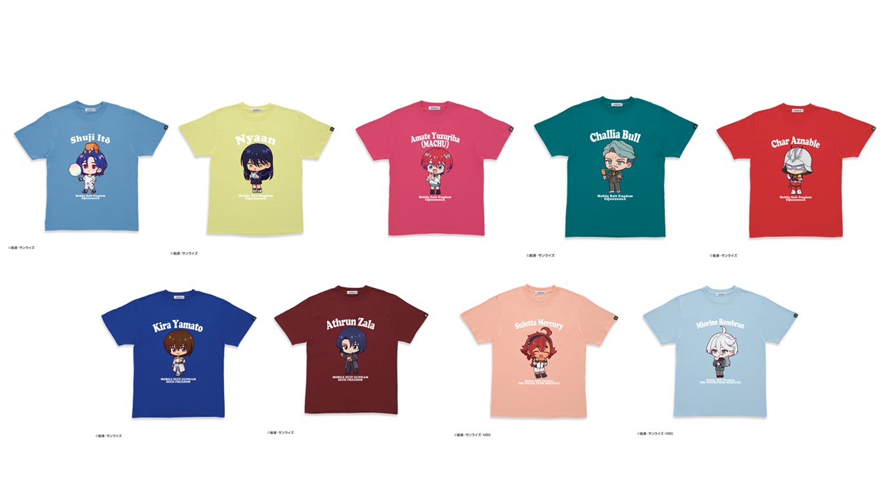 「機動戦士ガンダム×and ST TOKYO」Tシャツシリーズ
