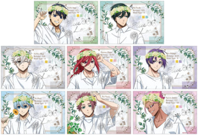 「TVアニメ『ブルーロック』アニメイトフェア2025 ～flower crown～」フェア第2弾特典：箔押しイラストカード（全8種）