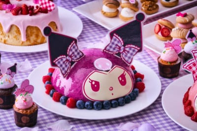 「マイメロディ50周年＆クロミ20周年」×ヒルトン東京お台場 ブルーベリームース（ヨーグルトムースとブルーベリームース）