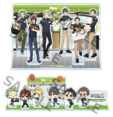 「アイドルマスター SideM×NewDays」ジオラマアクリルスタンド