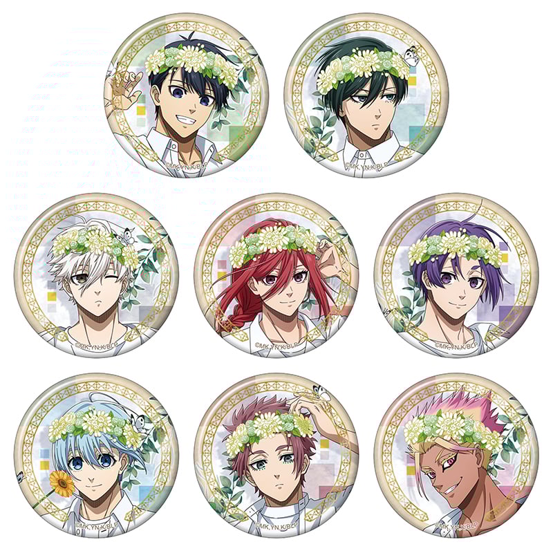「TVアニメ『ブルーロック』アニメイトフェア2025 ～flower crown～」箔押しキャラバッジコレクション