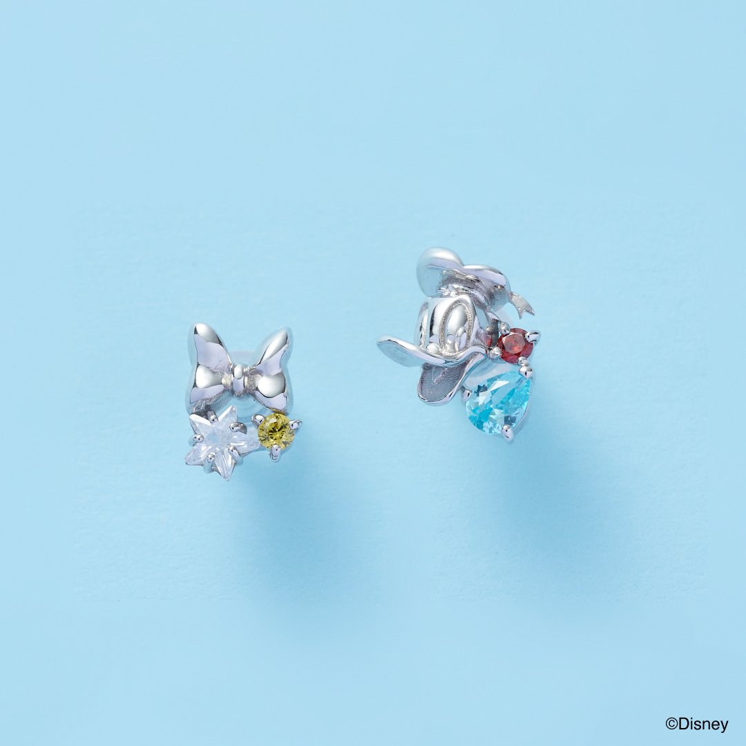 「ディズニー×サマンサティアラ」ドナルドダックコラボジュエリー ピアス