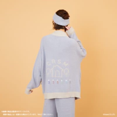 「カリスマ×Palude」ジップアップカーディガン