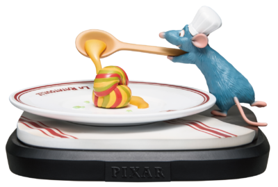 「ピクサー」Happyくじ E賞：シーンフィギュア『レミーのおいしいレストラン』