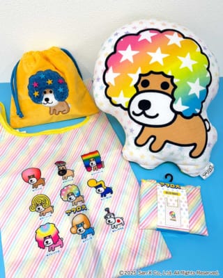 「アフロ犬×サンキューマート」コラボグッズ
