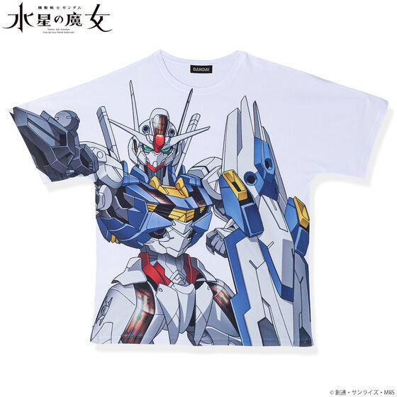 「機動戦士ガンダム×and ST TOKYO」フルパネルTシャツ ガンダム・エアリアル