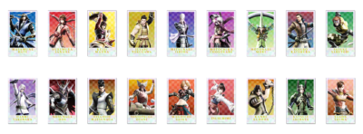 「戦国BASARA×カプくじオンライン」E賞：チェキ風クリアカード