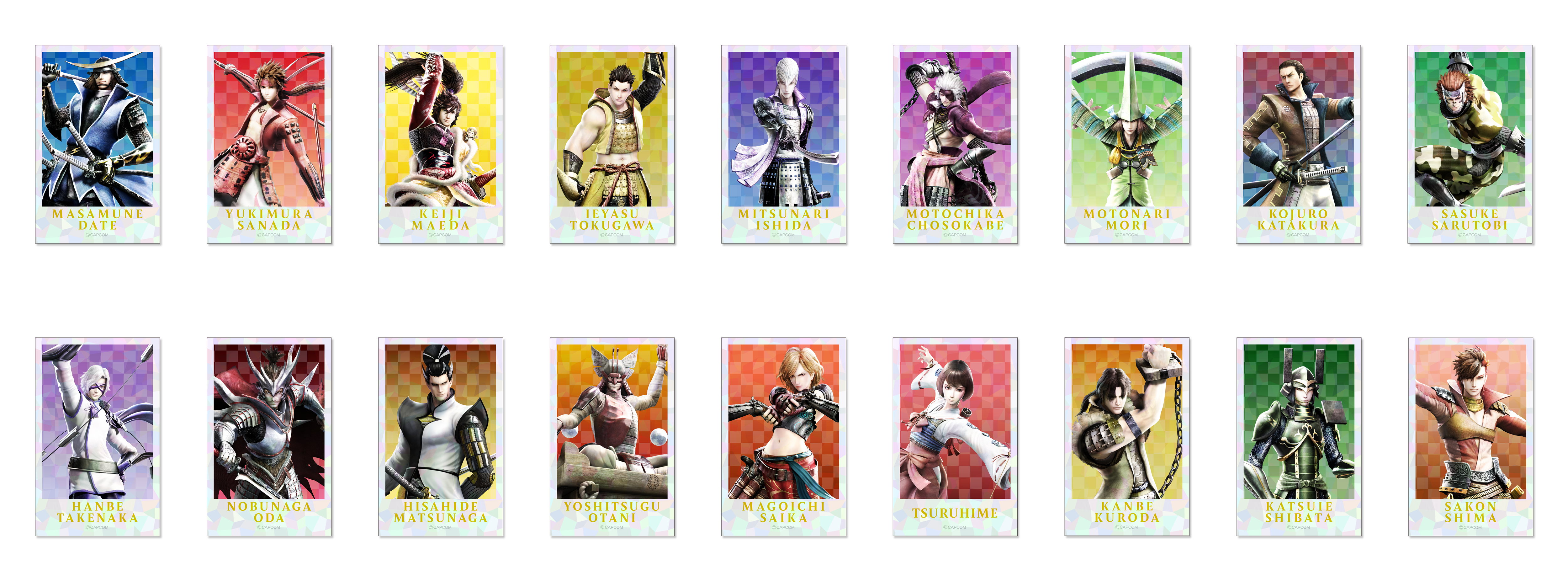 「戦国BASARA×カプくじオンライン」E賞：チェキ風クリアカード