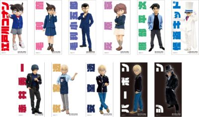 「名探偵コナンランド」登場キャラクターのオリジナルステッカー