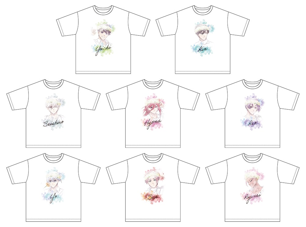 「TVアニメ『ブルーロック』アニメイトフェア2025 ～flower crown～」Space A la mode T-shirt Collection